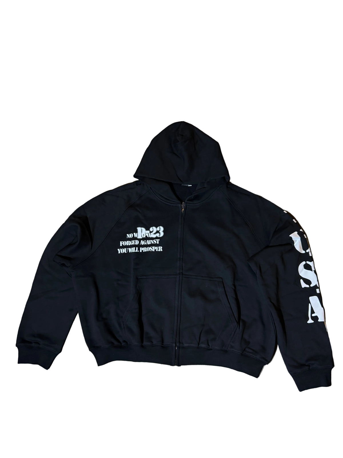 P-23 ZIP UP BLACK